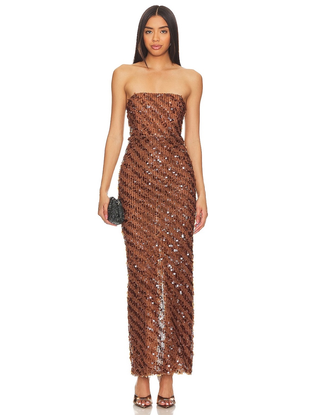 Camila Coelho Cartagena Maxi Dress in Carmel Small